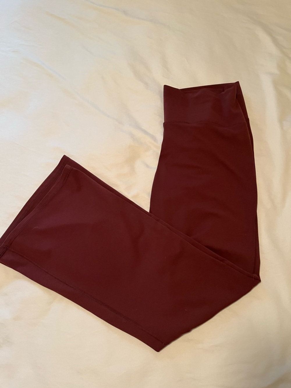 Avia Maroon Boot-Cut Active Pants